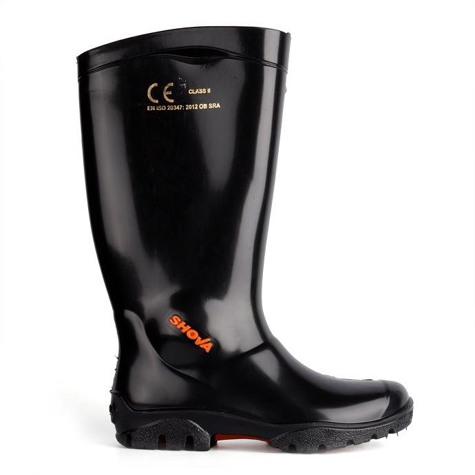 Neptun Shova Black/Black Gumboot from FTS Safety